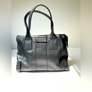 Fossil Leather Tote Bag